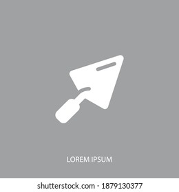 trowel icon. Vector illustration EPS 10.