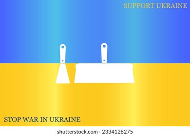trowel icon, vector illustration. Flat design style