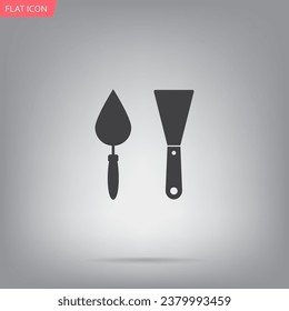 Darmsymbol, Vektorgrafik. Flachdesign-Stil