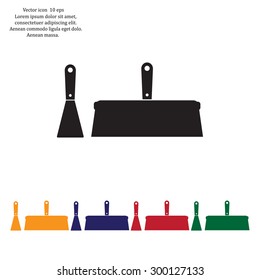 trowel icon, vector illustration. Flat design style