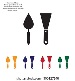 trowel icon, vector illustration. Flat design style