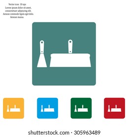 trowel icon, vector illustration. Flat design style