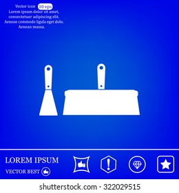 trowel icon, vector illustration. Flat design style