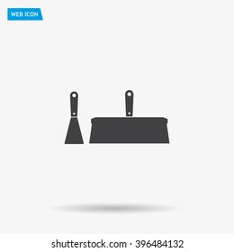 trowel icon, vector illustration. Flat design style