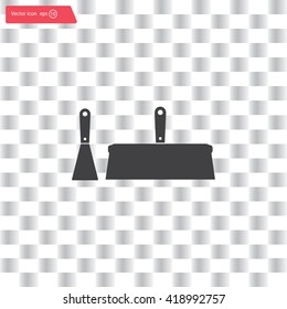 trowel icon, vector illustration. Flat design style