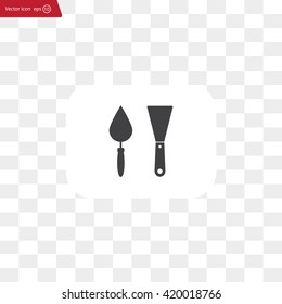 trowel icon, vector illustration. Flat design style