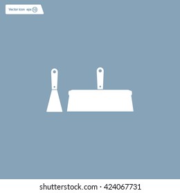 trowel icon, vector illustration. Flat design style