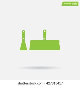 trowel icon, vector illustration. Flat design style