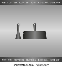 trowel icon, vector illustration. Flat design style