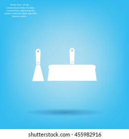 trowel icon, vector illustration. Flat design style