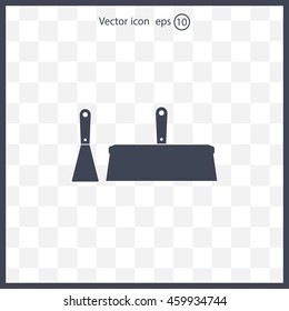 trowel icon, vector illustration. Flat design style