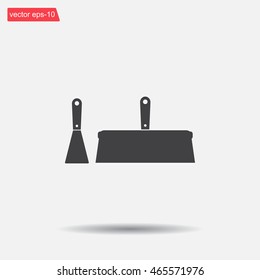 trowel icon, vector illustration. Flat design style