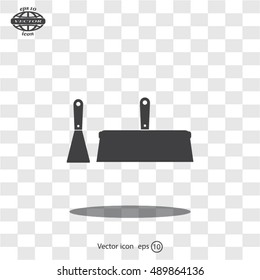 trowel icon, vector illustration. Flat design style