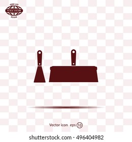 trowel icon, vector illustration. Flat design style