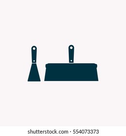 trowel icon, vector illustration. Flat design style