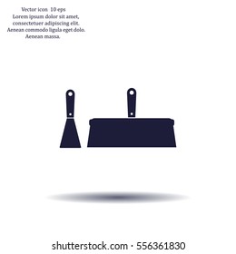 trowel icon, vector illustration. Flat design style