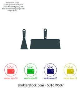 trowel icon, vector illustration. Flat design style