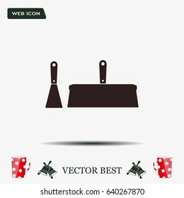 trowel icon, vector illustration. Flat design style