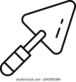Imagen vectorial de icono de trowel. También se puede usar para aplicaciones web, aplicaciones móviles y medios impresos.