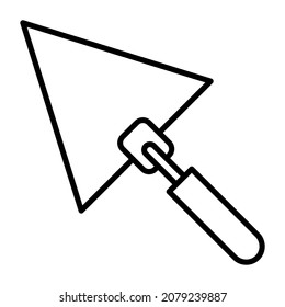 Imagen vectorial de icono de trowel. También se puede usar para aplicaciones web, aplicaciones móviles y medios impresos.