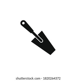 Trowel icon for your website, logo, app, UI, product print. Trowel icon concept flat Silhouette vector illustration icon