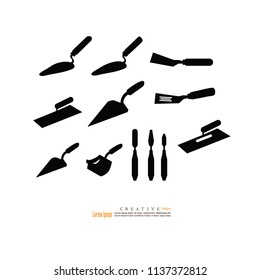 Trowel icon.vector illustration.