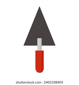 Trowel ilustrado sobre fondo blanco