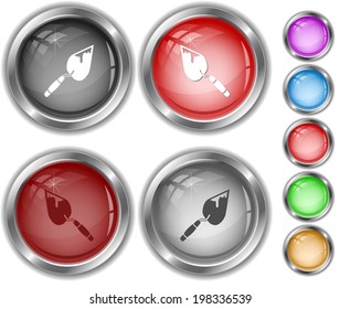 Trowel. Internet buttons.
