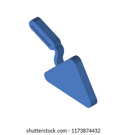 Trowel isometric left top view 3D icon
