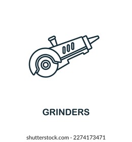 Trowel line icon. Simple element from construction collection. Creative Trowel outline icon for web design, templates, infographics and more