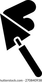Trowel Line vector Icon Design