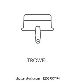 Trowel linear icon. Trowel concept stroke symbol design. Thin graphic elements vector illustration, outline pattern on a white background, eps 10.