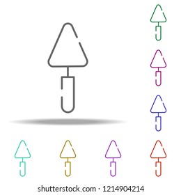 trowel for repair icon. Elements of construction in multi color style icons. Simple icon for websites, web design, mobile app, info graphics