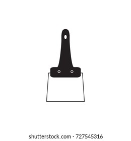 Trowel for tile icon, vector illustration.
