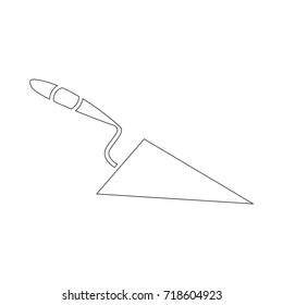trowel tool icon