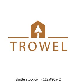 Trowel Tool icon. Construction tool symbol, vector logo