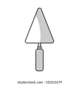 trowel tool icon image vector illustration design 