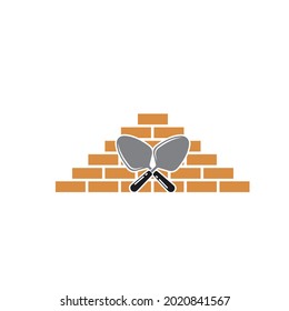Trowel Tool Symbol Vektorgrafik von Architektur Builder Design-Vorlage Web