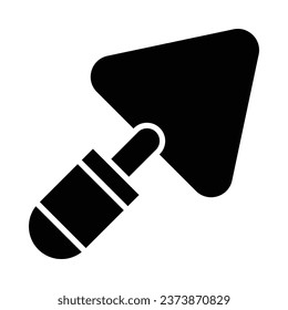 Trowel Vector Glyph Icon For Personal And Commercial Use.
