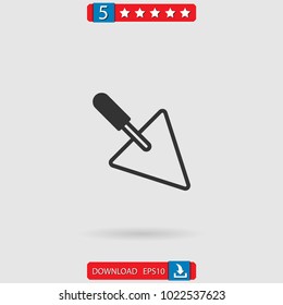 trowel vector icon