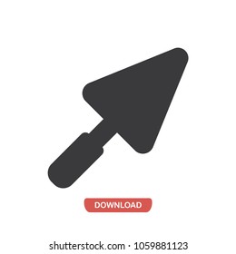 Trowel vector icon