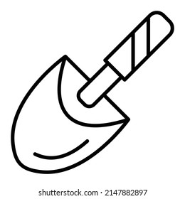 Trowel vector icon. Can be used for printing, mobile and web applications.