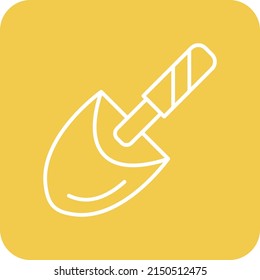 Trowel vector icon. Can be used for printing, mobile and web applications.
