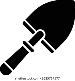Trowel vector icon. Can be used for printing, mobile and web applications.