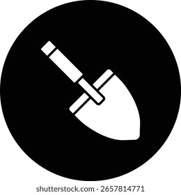 Trowel vector icon. Can be used for printing, mobile and web applications.
