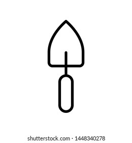 Trowel Vector Icon Design Template