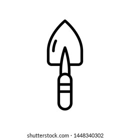 Trowel Vector Icon Design Template Stock Vector (Royalty Free ...