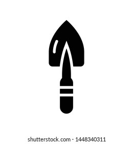 Trowel Vector Icon Design Template