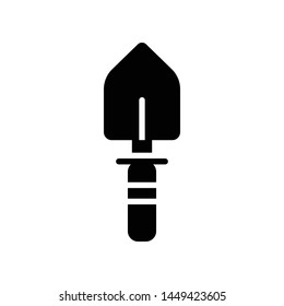 Trowel Vector Icon Design Template
