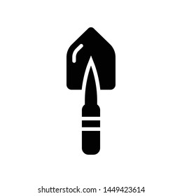 Trowel Vector Icon Design Template